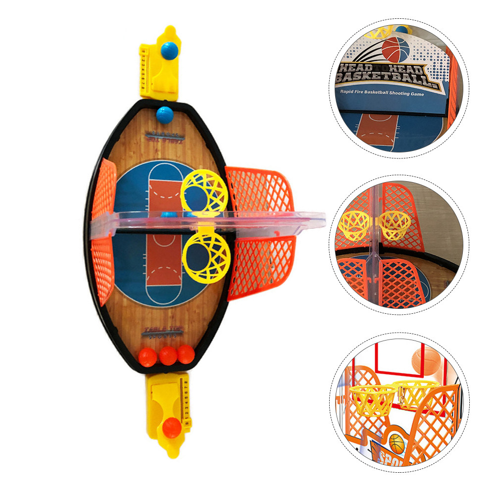 Board Game For Kids - 1 セットバスケットボールコートゲームインタラクティブシューティングボードプラスチック教育デスクトップゲーム子供の手と目の調整スポーツプレイ