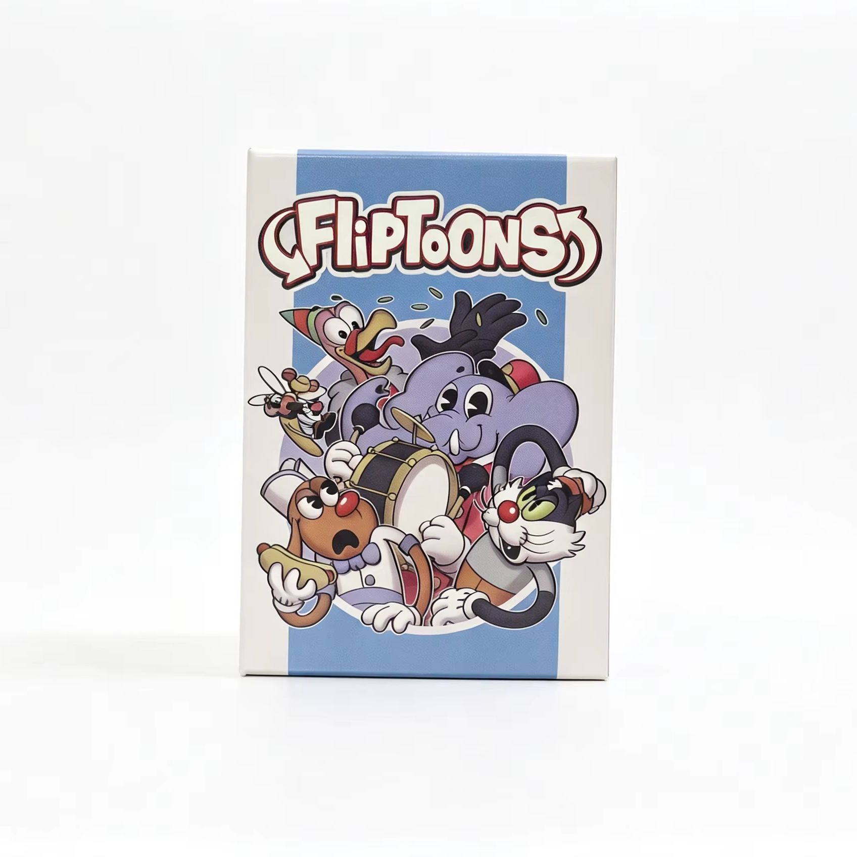 Board Game Family - フリップトゥーンズ ボードゲーム | アニメーション付きデッキビルディングカードゲーム！ | 学びやすいクラシックな漫画スタイルのファミリーゲーム