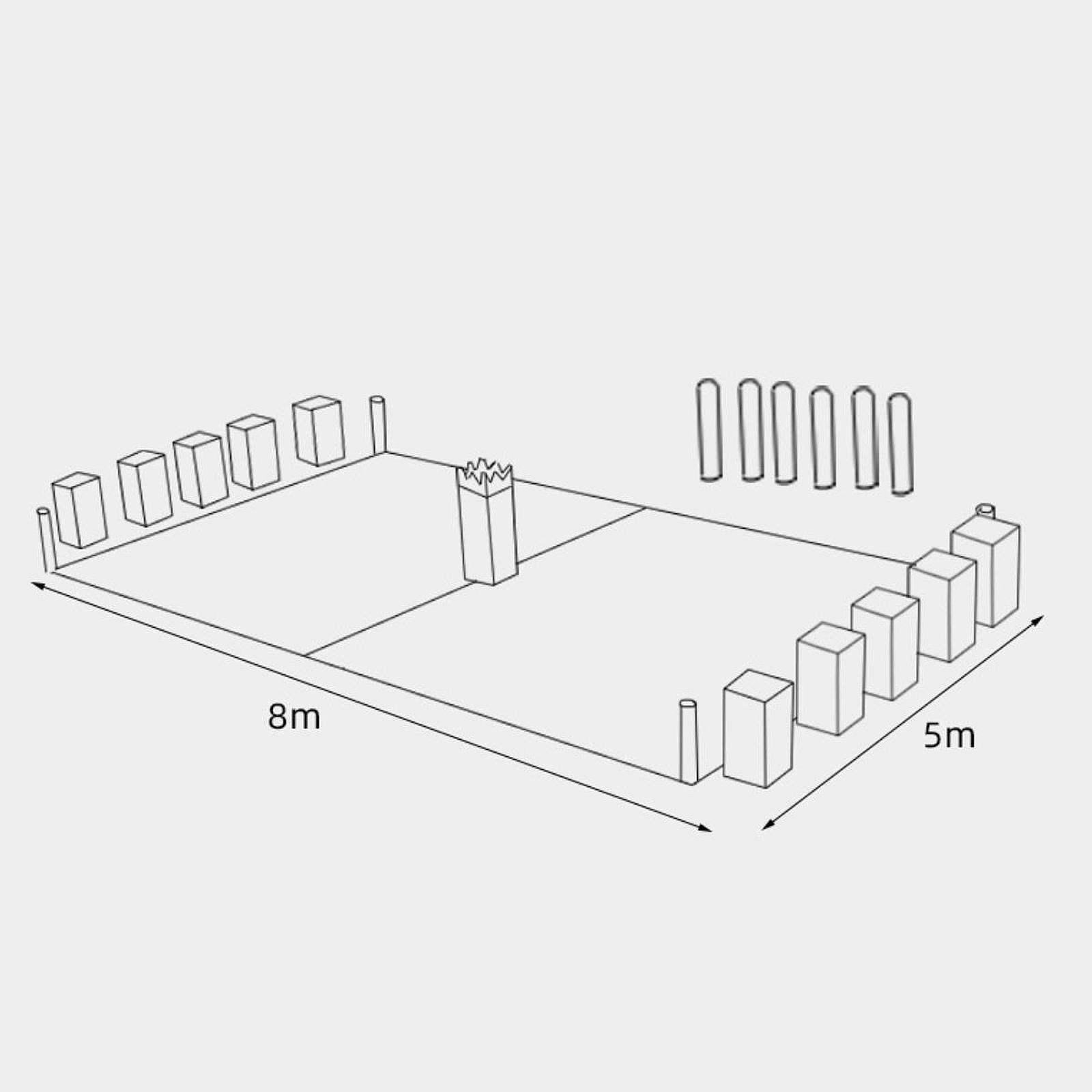 Chess Set Wooden - 木製クッブ投げゲームセット 屋外芝生チェス スキットルブロック 家族向けアクティビティ フェスティバル パーティー