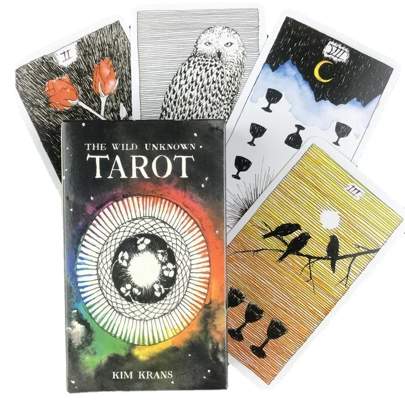 Board Game Wild Wild - ワイルド・アンノウン・タロットデッキカード 面白い子供大人向けボードゲームカード ミステリータロットポーカーセット ボードゲーム