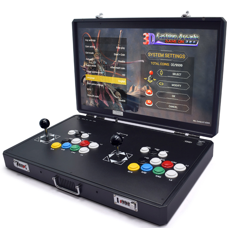 Board Game Video Games - Pandora H3-LCDアーケードコンソール,2プレーヤーPCBボード,レトロビデオ,テーブル,バートップマシン,23000ゲーム,24インチ