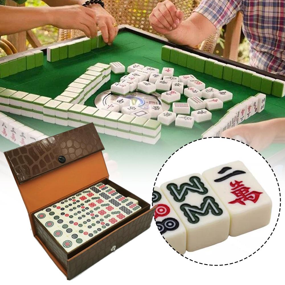Board Game Mahjong - ミニ麻雀牌 中国麻雀 20MM 家庭用 手磨き 小型