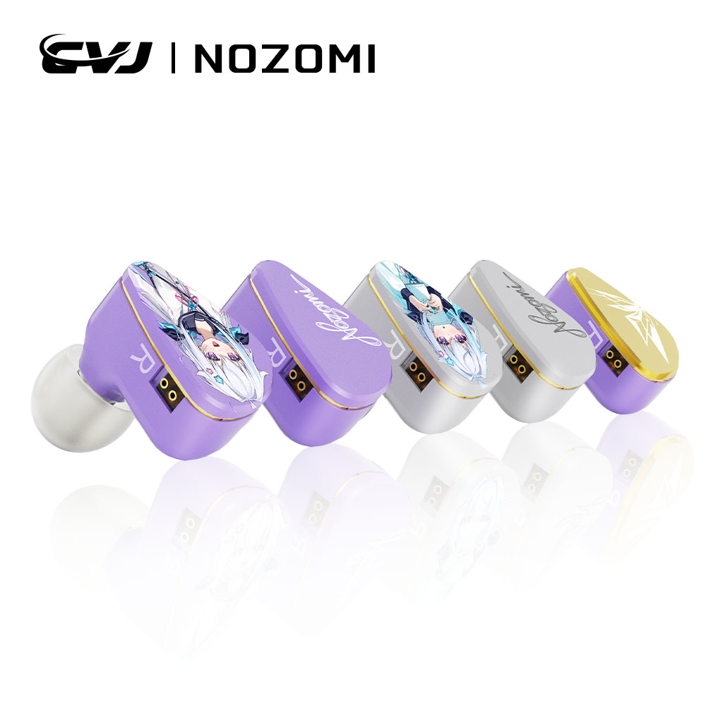 Board Game Video Games - CVJ NOZOMI インイヤーイヤホン 2DD+1PD 新型平面3ユニットHIFIイヤホン 交換可能なパネルノズル（アニメコラボレーション）