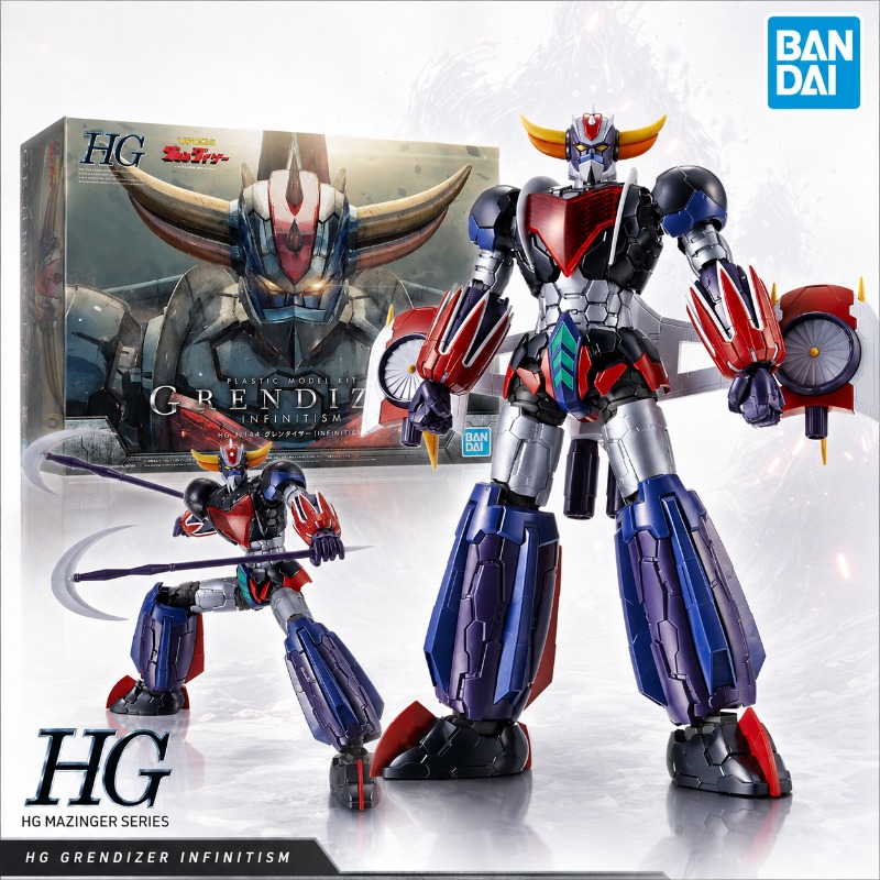 Bandai Model Gundam Hg - バンダイオリジナル HG 1/144 グレンダイザーインフィニティズム UFO ロボットグレンダイザーアニメメカプラスチックモデルキット関節可動アクションフィギュアおもちゃ