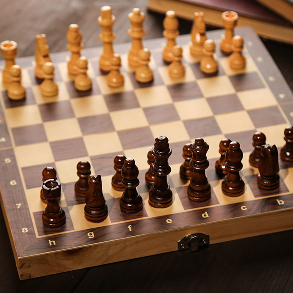 大型チェス盤 戦略的思考を養う木製チェスセット 29x29c - Chess Set Wooden のレビューと価格