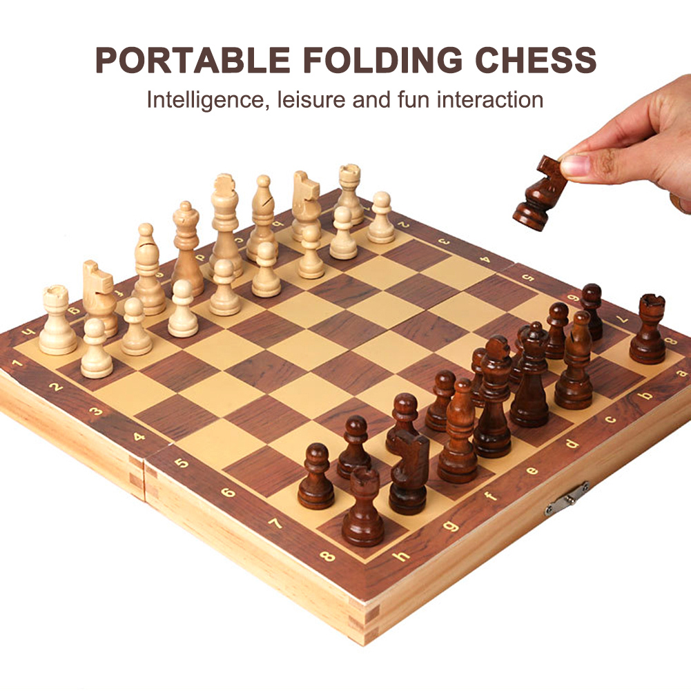 大型チェス盤 戦略的思考を養う木製チェスセット 29x29c - Chess Set Wooden のレビューと価格