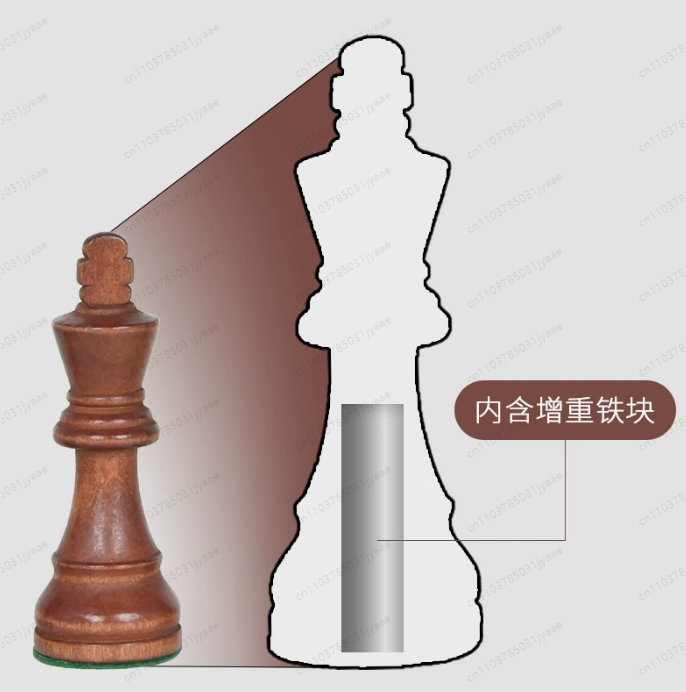 3.5～3.75インチの重みのある木製チェスセット - Chess Set Wooden のレビューと価格