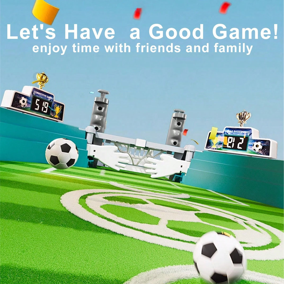 テーブルサッカーゲーム、2人用サッカーゲームテーブルゲーム、 - Board Game Football のレビューと価格