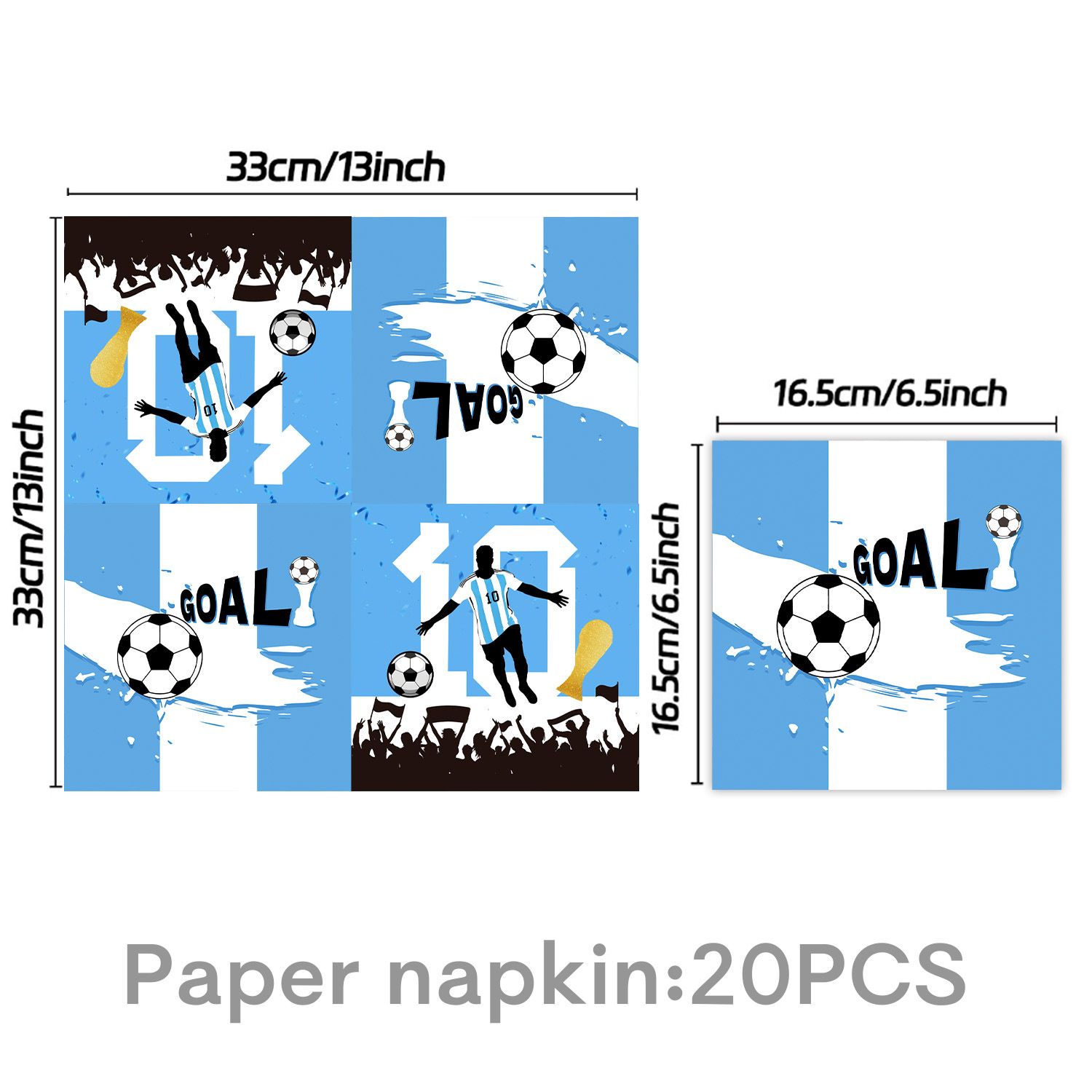サッカーパーティーナプキン 世界サッカー2026デコレーショ - Board Game Football のレビューと価格