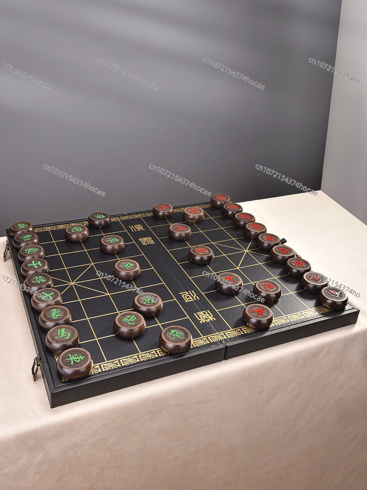 チェス 中国チェス 高級チェス盤 フルセット ギフト 黒檀  - Chess Set Wooden のレビューと価格