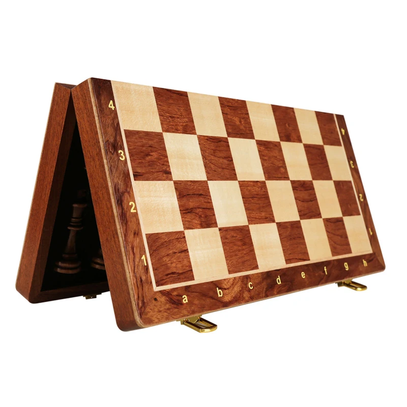 トップグレードの木製折りたたみビッグ伝統的なクラシック手仕事 - Chess Set Wooden のレビューと価格