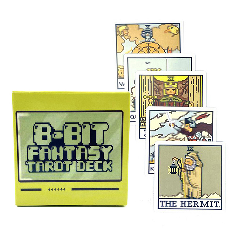1 ボックス 8 ビットファンタジータロットデッキカード予言 - Board Game Oracle のレビューと価格