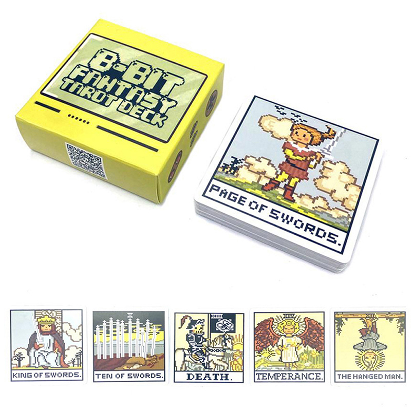 1 ボックス 8 ビットファンタジータロットデッキカード予言 - Board Game Oracle のレビューと価格