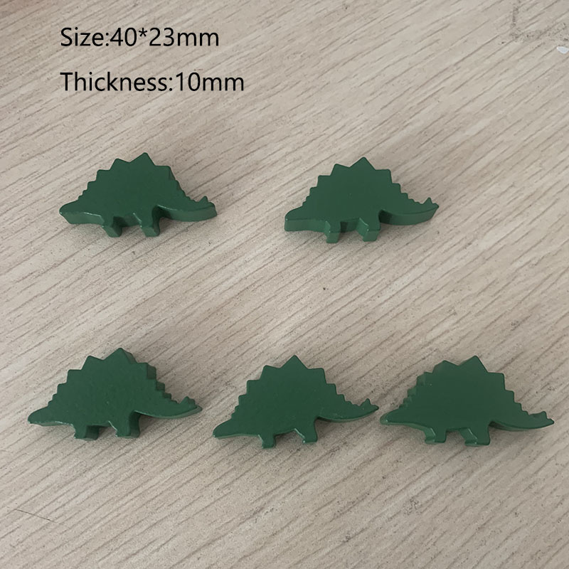 5 ピース/セット木製恐竜ボードゲームチェスアクセサリー - Chess Set Wooden のレビューと価格