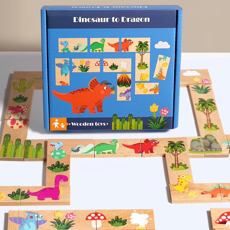 キッズ木製ジグソーパズル漫画動物パターンモンテッソーリ知育玩 - Board Game For Kids のレビューと価格