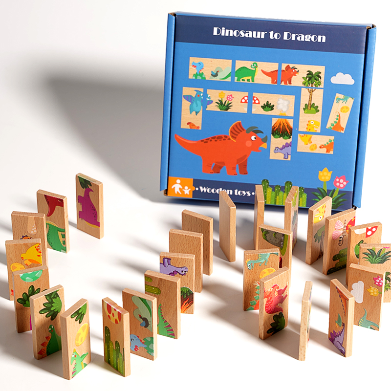 キッズ木製ジグソーパズル漫画動物パターンモンテッソーリ知育玩 - Board Game For Kids のレビューと価格