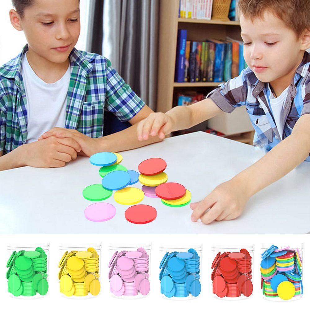 100個入り プラスチック製カウンティングチップ 足し算引き - Board Game Operation のレビューと価格