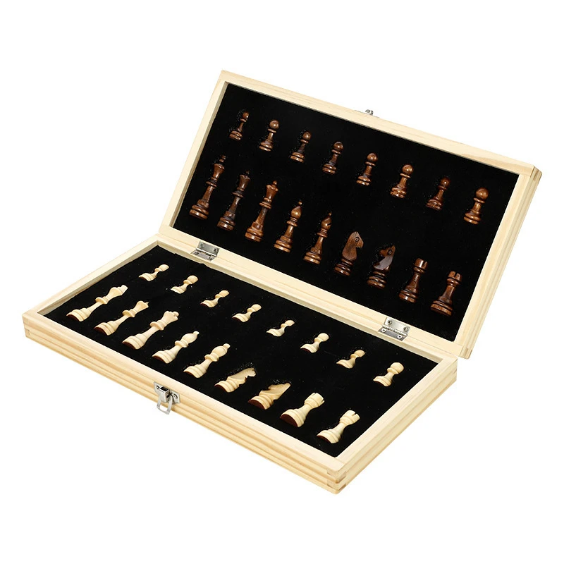 チェスボード 3 で 1 木製チェッカーボードゲームポータブ - Magnetic Travel Chess のレビューと価格