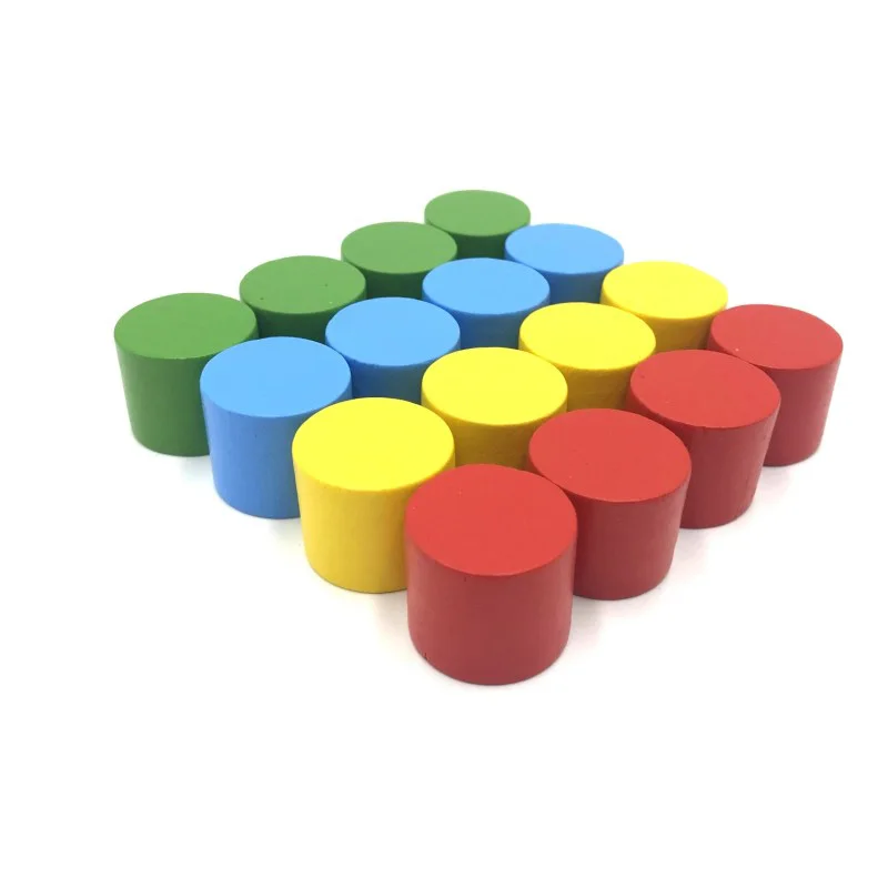 8 ピース/セット DIY シリンダーチェスの駒 4 色木製 - Chess Set Wooden のレビューと価格