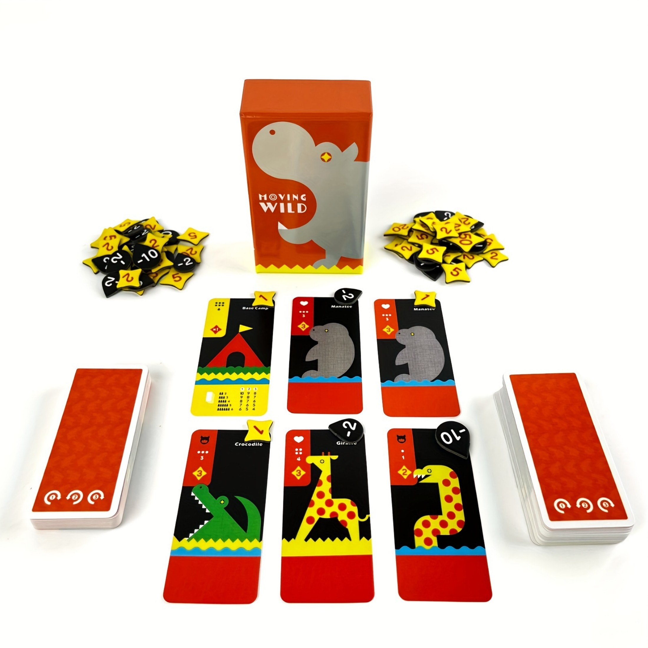 ボードゲーム：ムービングワイルド – 家族や大人向けの戦略ゲ - Board Game Wild Wild のレビューと価格