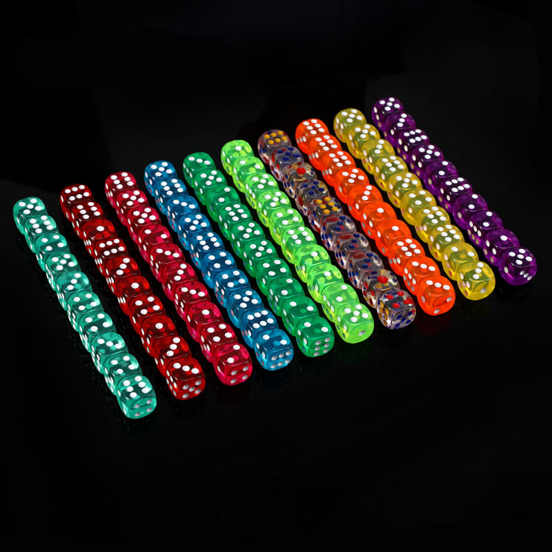 10 個のサイコロ巾着サイコロバッグ 14 ミリメートル 6 - Board Game Loop のレビューと価格