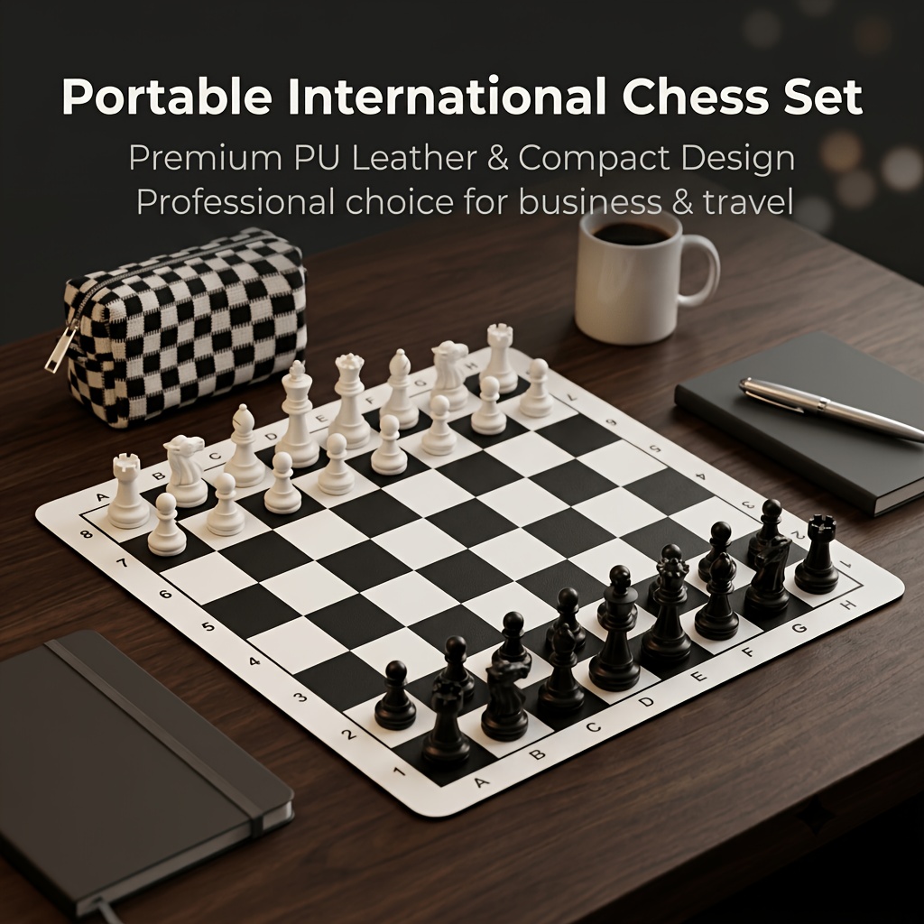 35cm/13.78インチ チェスセット 折りたたみ式チェス - Magnetic Travel Chess のレビューと価格