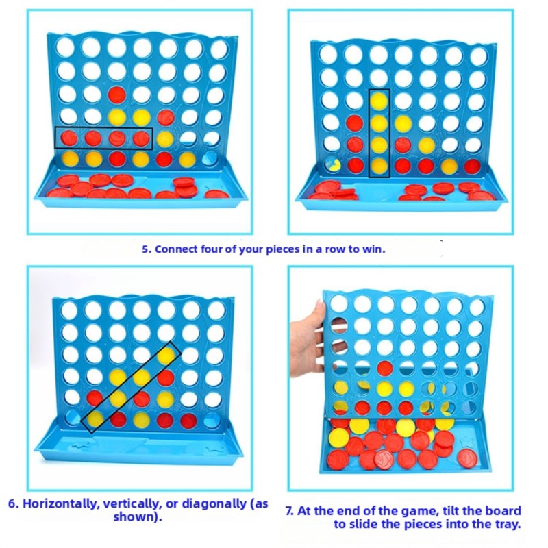3D 4連ボードゲーム 子供向け 親子インタラクティブ卓上お - Board Game Family のレビューと価格