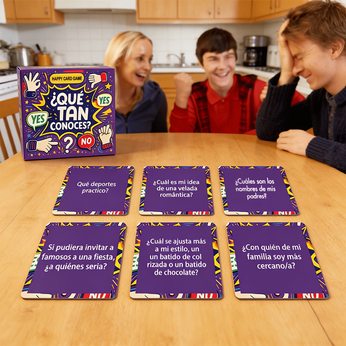 ミニ5cmパーティーコンクエスションカードゲーム 英語・スペ - Board Game Question のレビューと価格
