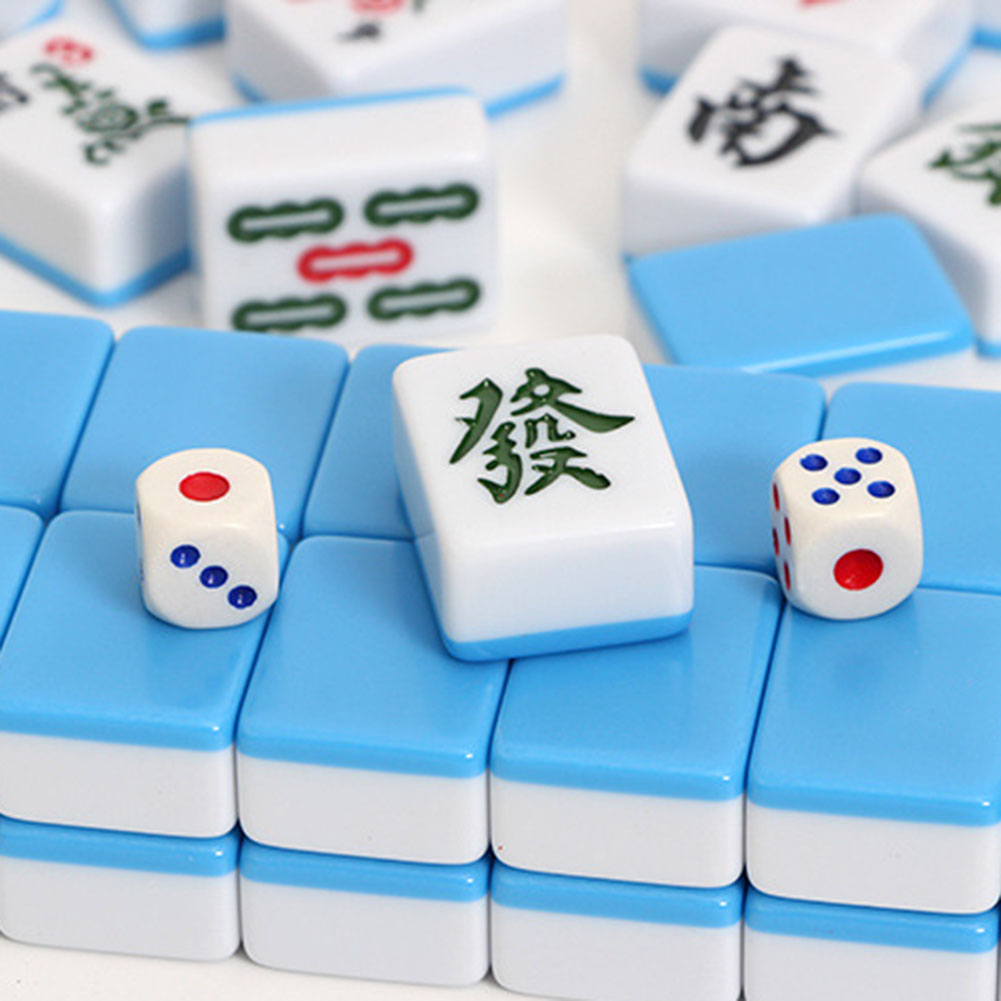 ポータブル旅行ミニ麻雀セット旅行麻雀セット収納ボックス付き落 - Board Game Mahjong のレビューと価格