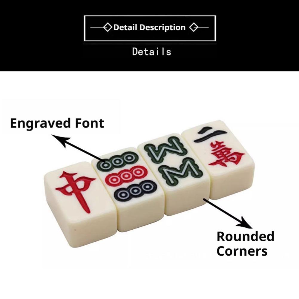 ミニ麻雀牌 中国麻雀 20MM 家庭用 手磨き 小型 旅行  - Board Game Mahjong のレビューと価格