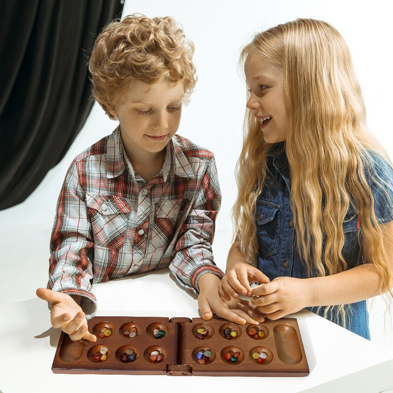 古代マンカラアフリカチェスセット 必須のボードゲーム 高品質 - Board Game Family のレビューと価格