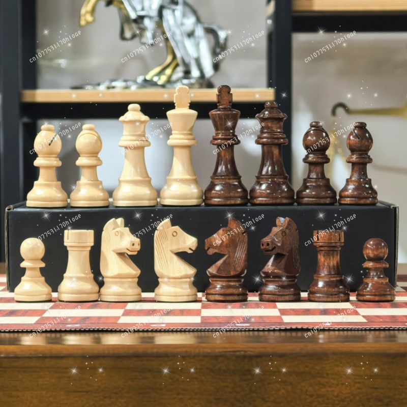 3.75インチの標準競技用大型木製チェスピース（追加の女王2 - Chess Set Wooden のレビューと価格