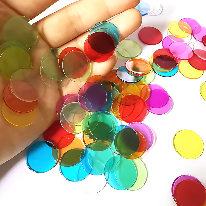 100/200 個 19 ミリメートルラウンドカウントチップ - Board Game Loop のレビューと価格