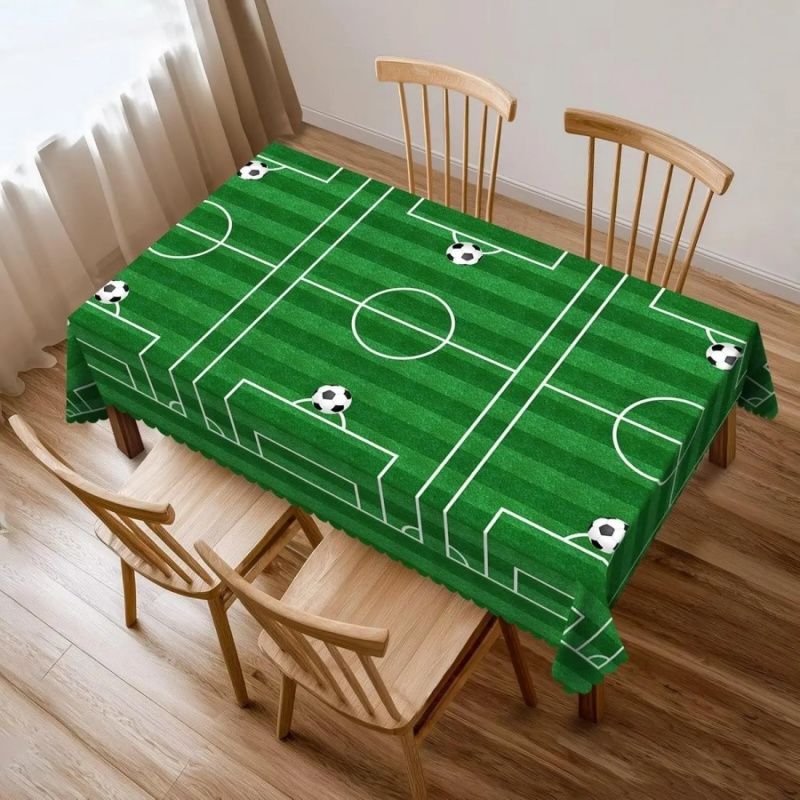1pc サッカーテーマテーブルクロス使い捨て防水プラスチック - Board Game Football のレビューと価格