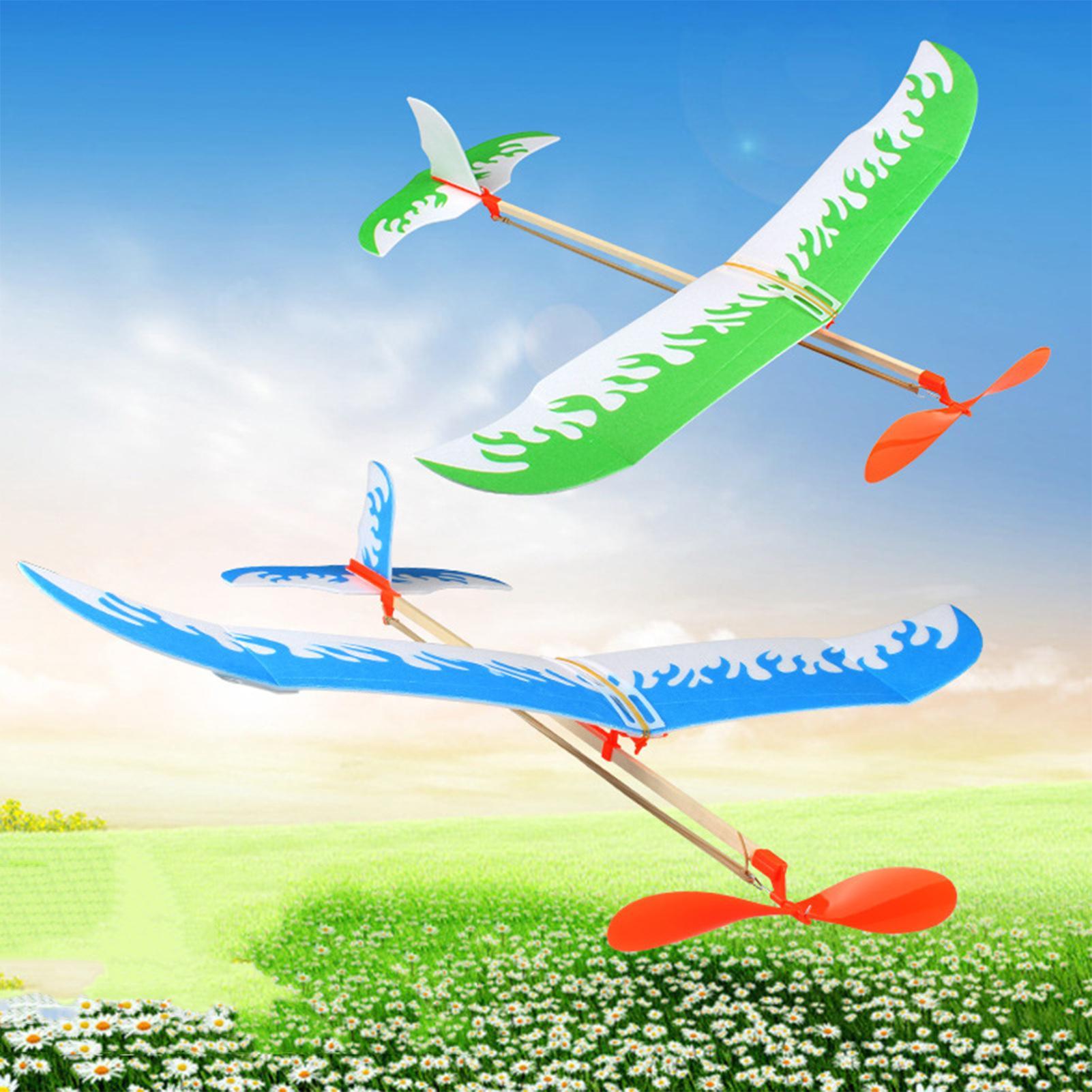 輪ゴム飛行機 パワードグライダー航空機キット 飛行ゲーム遊び - Board Game Family のレビューと価格