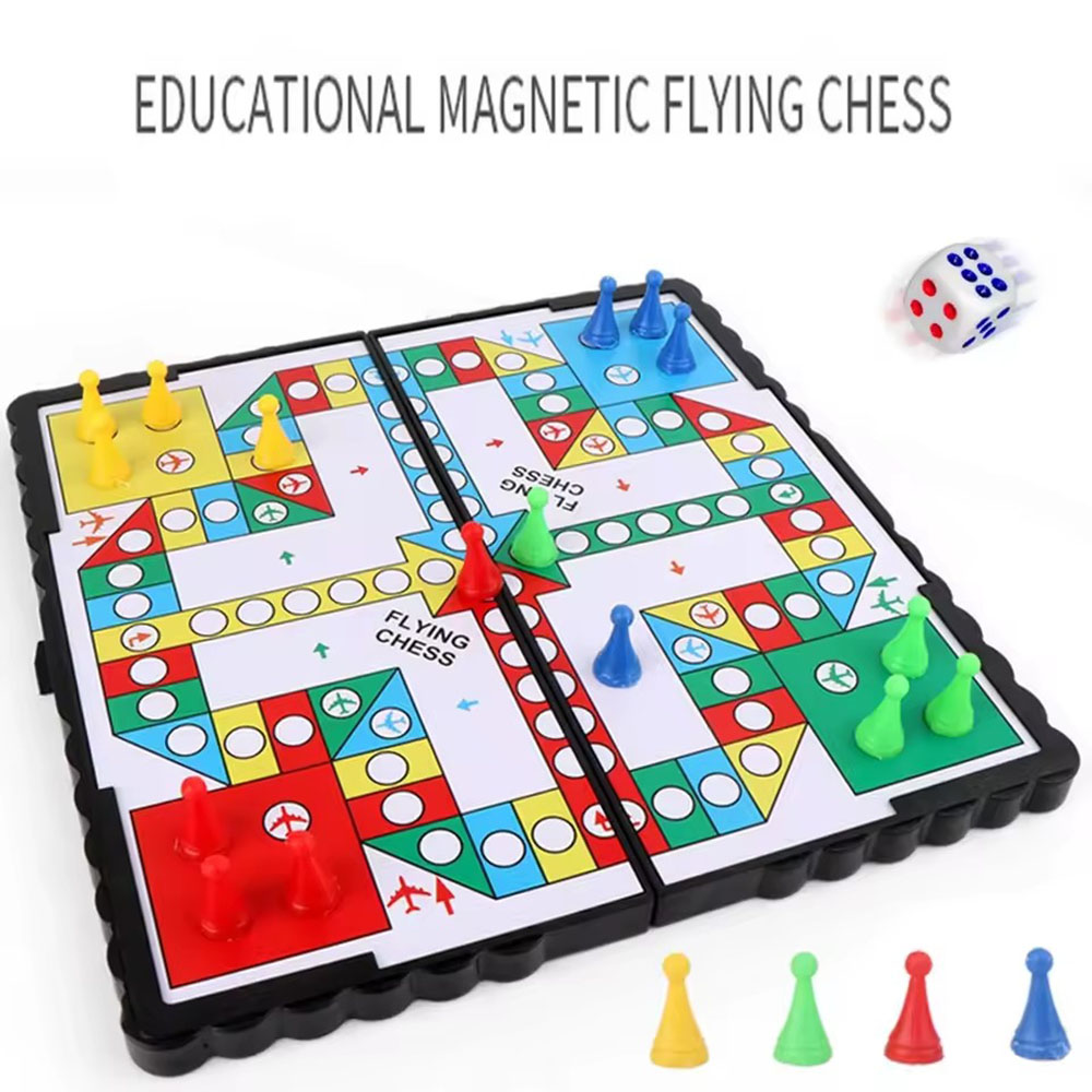 折りたたみ式磁気フライングチェスセット、クロールマット、ポー - Magnetic Travel Chess のレビューと価格