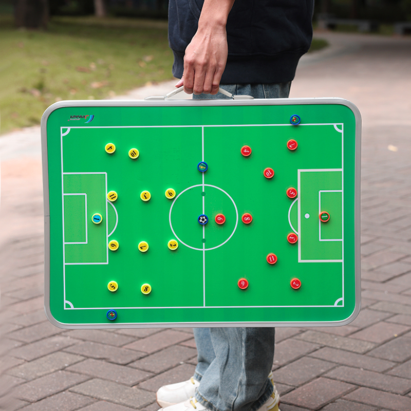 11人制サッカーテーブルコーチ戦術ボード磁気式書き込み可能消 - Board Game Football のレビューと価格