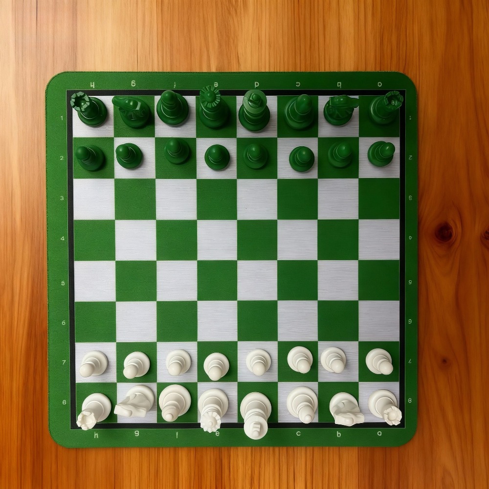 クラシックチェスセット 24×24cmのゴム製ボードと32個 - Magnetic Travel Chess のレビューと価格