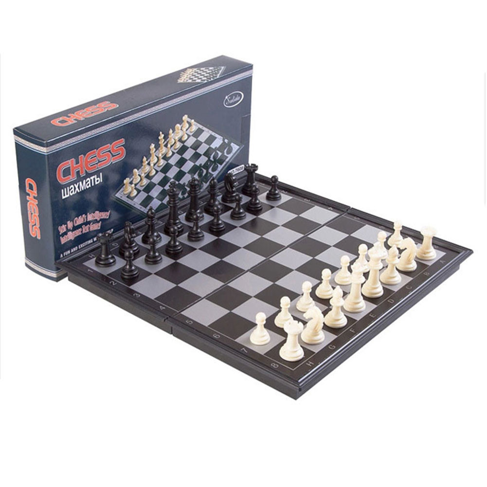 折りたたみ磁気チェス 19.5*19.5 センチメートルプラ - Magnetic Travel Chess のレビューと価格