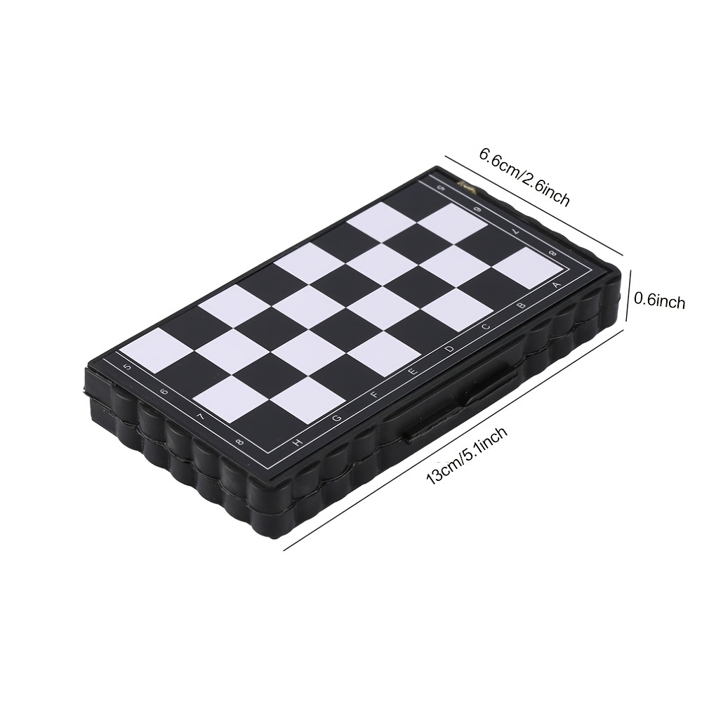 ミニ磁気チェスセット折りたたみ磁気プラスチックチェス盤ボード - Magnetic Travel Chess のレビューと価格