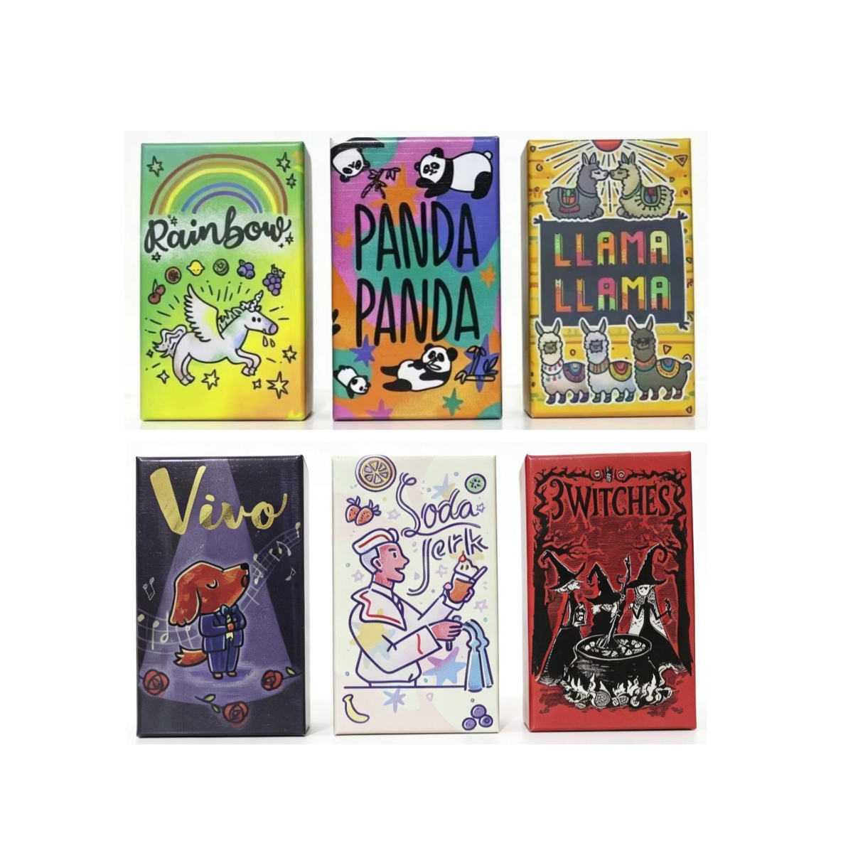 ホットソーダジャーク カードゲーム |   3人の魔女 |  - Board Game Solo のレビューと価格