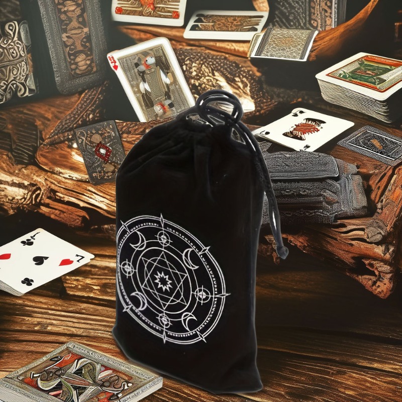 1 ピース 12 × 18 センチメートル黒ベルベットタロッ - Board Game Oracle のレビューと価格