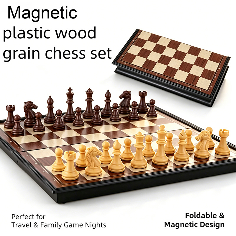 24CM 折りたたみ式磁気チェスゲームボード 家族の集まりに - Magnetic Travel Chess のレビューと価格
