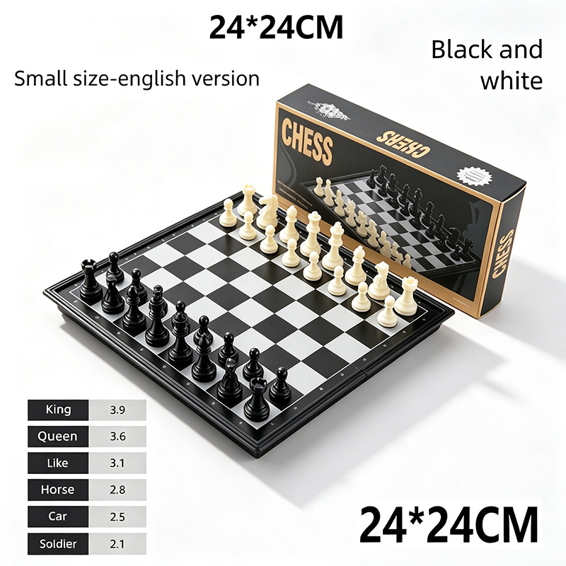 24CM 折りたたみ式磁気チェスゲームボード 家族の集まりに - Magnetic Travel Chess のレビューと価格