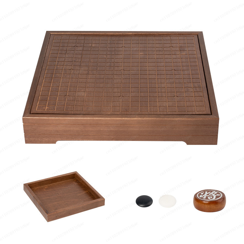 高級無垢材囲碁＆中国チェス2-in-1ボード、大型伝統的な両 - Chess Set Wooden のレビューと価格
