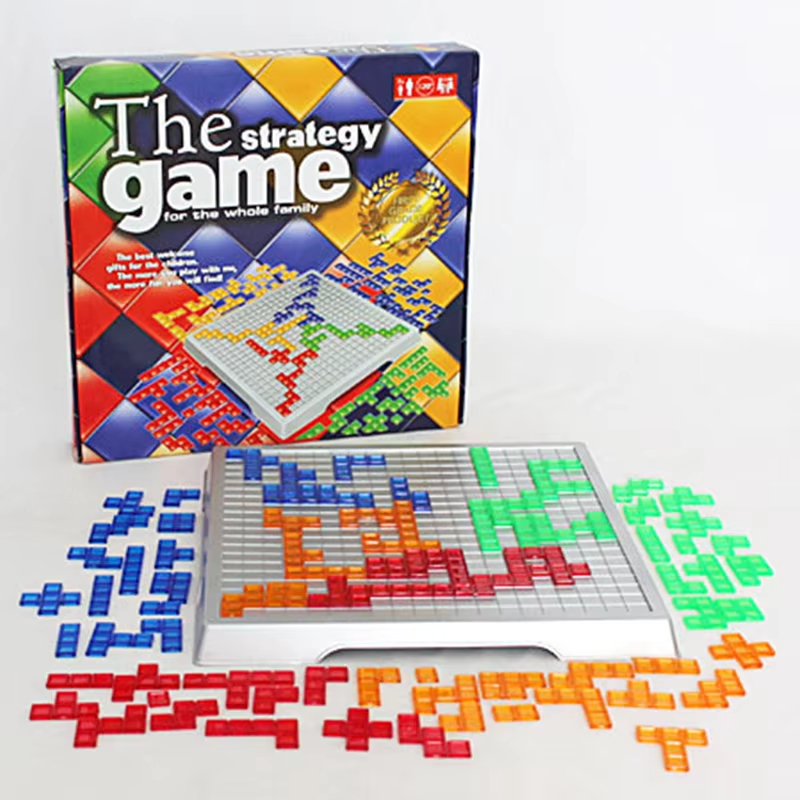 子供知的パズル戦略ボード知育玩具色の正方形ゲームキッズファミ - Board Game Family のレビューと価格