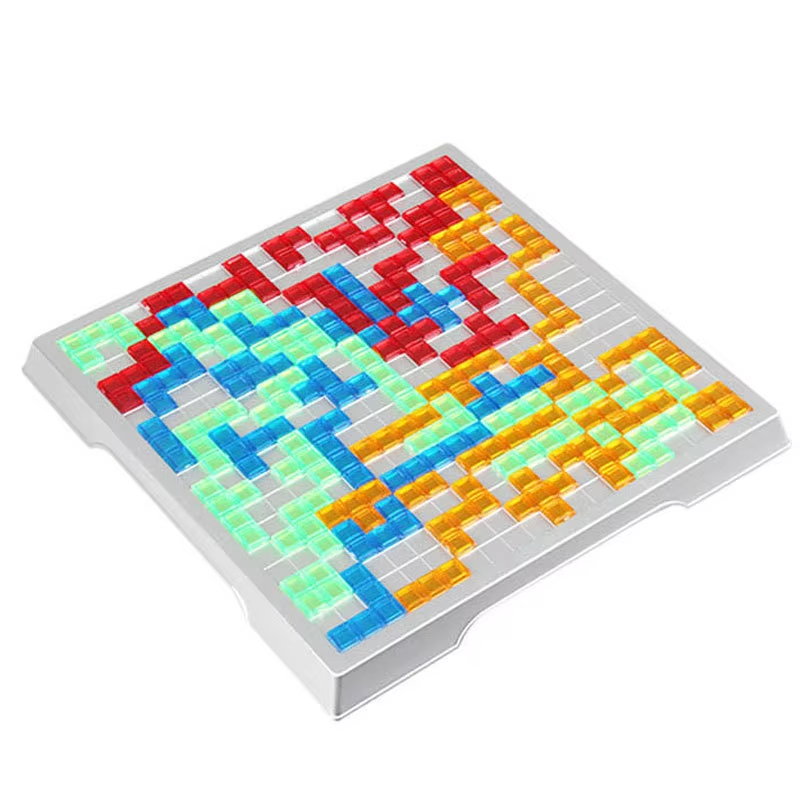 子供知的パズル戦略ボード知育玩具色の正方形ゲームキッズファミ - Board Game Family のレビューと価格