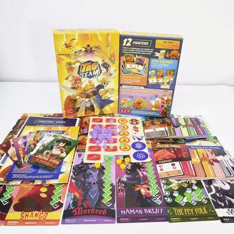 タッグチーム - カードゲーム |   速攻の対戦、驚愕のひ - Board Game Solo のレビューと価格