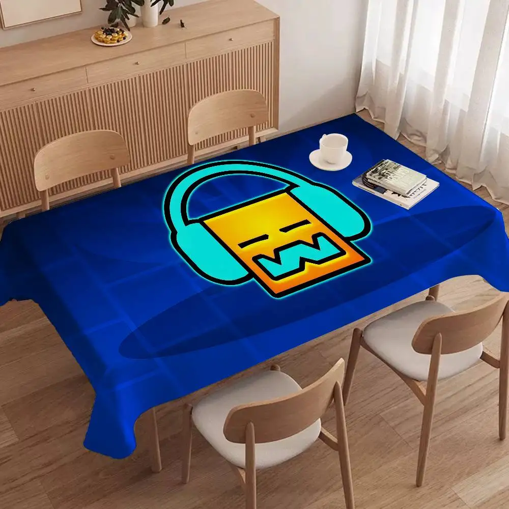 ジオメトリダッシュビデオゲームテーブルクロステーブルカバーク - Board Game Video Games のレビューと価格