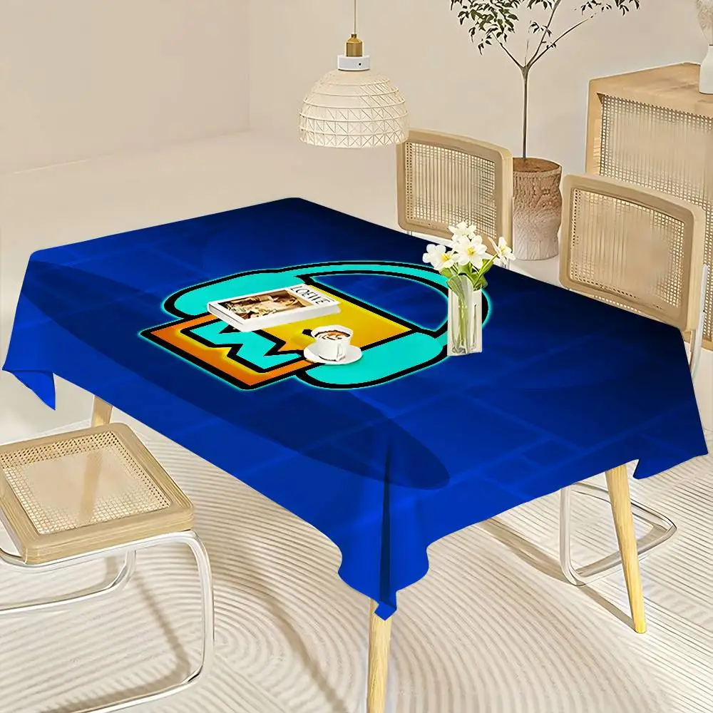 ジオメトリダッシュビデオゲームテーブルクロステーブルカバーク - Board Game Video Games のレビューと価格